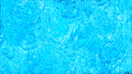 4K Abstract blue water or liquid painting texture. These frames represent an amazing organic background for visual effects and motion graphics