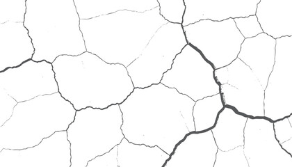 Realistic cracked earth texture background. Natural dry soil surface pattern. High resolution cracked ground design for abstract backgrounds.  
