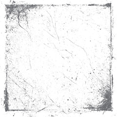 Square cracked border vintage texture background. Old distressed frame with high resolution details for retro and rustic artwork.  