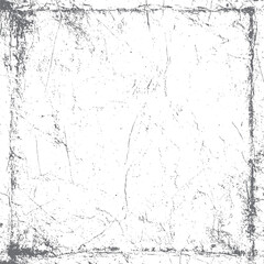 Distressed square border cracked texture background. High resolution grunge effect with aged and weathered details for creative projects.  