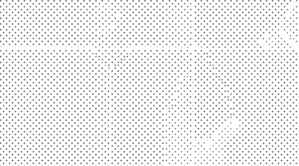 Minimal monochrome halftone dot grid texture. Seamless abstract pattern background for digital design. Retro pixel effect surface