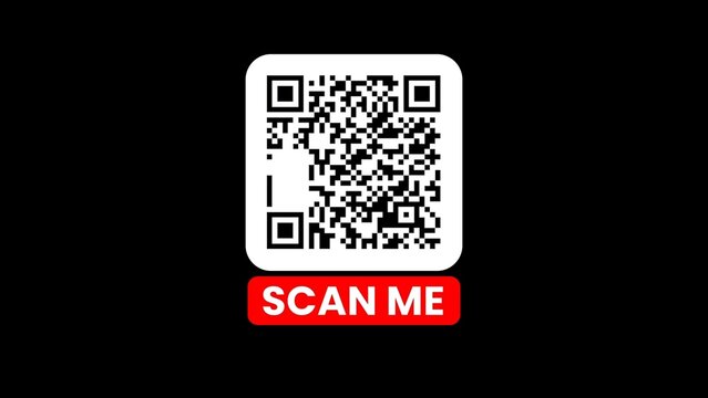 Clean QR Code Scan Me Call-to-Action