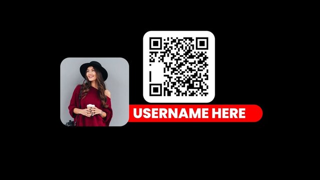 Bold QR Code Promotion Pop-Up