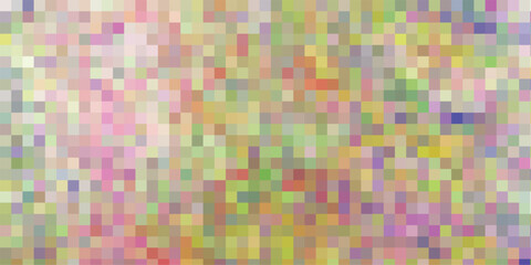 Abstract pixelated mosaic background featuring a vibrant array of pastel and muted colors perfect for creative projects and digital art
