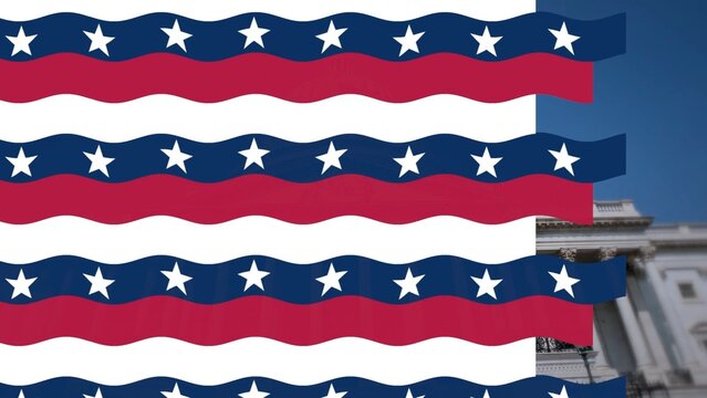 Dynamic Star Country Flag Transition