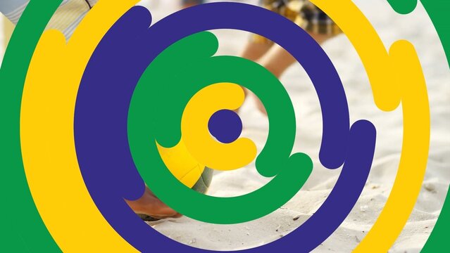 Elegant Circular National Flag Transition