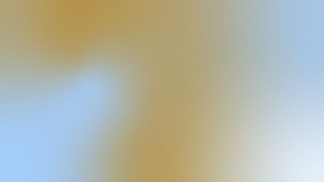 Golden yellow ochre and sky pale blue abstract background Color gradient ombre blend. Smooth transition. Soft light glow shimmer. Minimal elegant design. Noise grain blur texture for modern visual art - Powered by Adobe