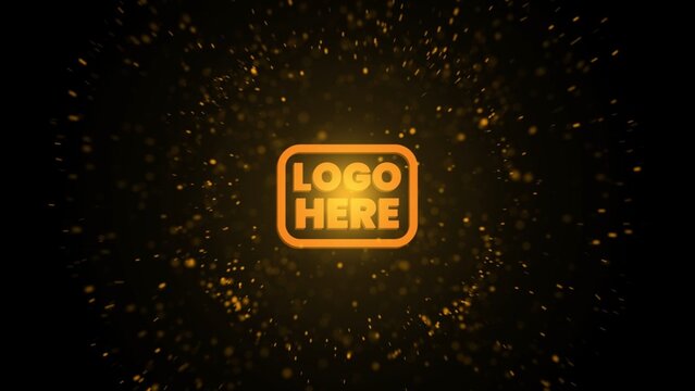 Snappy Particle Explosion Logo Reveal