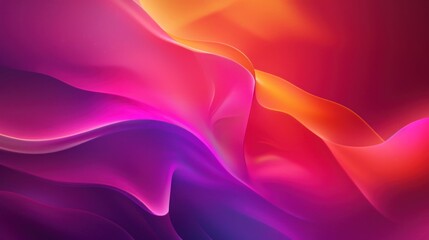 Obraz premium Gradient abstract background with smooth curves