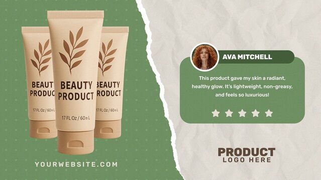 Beauty Product Shop Review Star Rating Intro Opener