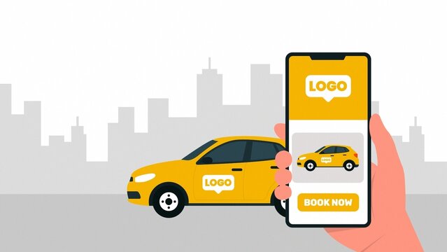 Car Rental Taxi Driver Business App Promo