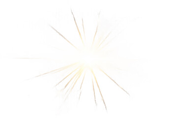 Glowing Light Flare Overlay Effect Isolated White Background