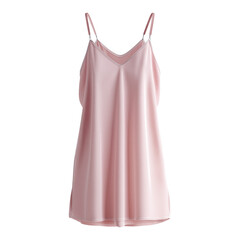 Elegant pink satin slip dress with thin straps, feminine and minimal, ideal for fashion, e-commerce or style blogs.
