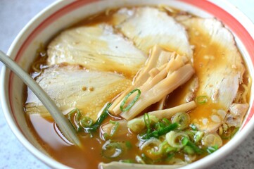 旭山動物園沿いの旭川ラーメン