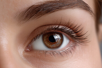 Obraz premium 長いまつ毛、目