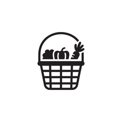 Basket of Fresh Vegetables