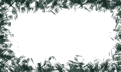 筆みたいな荒々しいタッチの背景透明素材