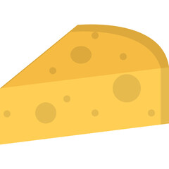 Cheese wedge illustration
