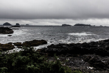 Cloudy day in Ucluetet, near the Pacific Rim Trail