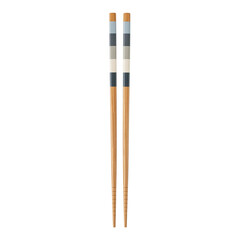 Pair of wooden chopsticks for asian food