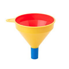 Colorful plastic kitchen funnel tool for pouring liquid