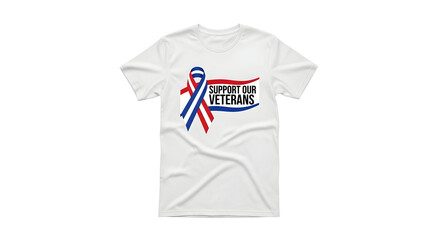 A t-shirt with a patriotic message is displayed. For "U.S. VETERAN day" ,Memorial Day United States .

