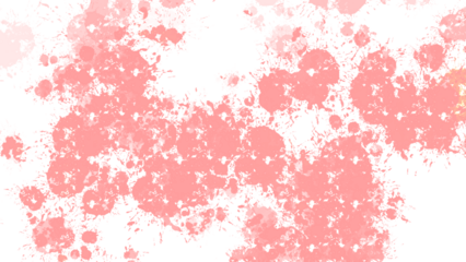 Abstract Red Blots on Black Background with Grid Pattern Overlay Modern Art Visual Design for Medical Presentations