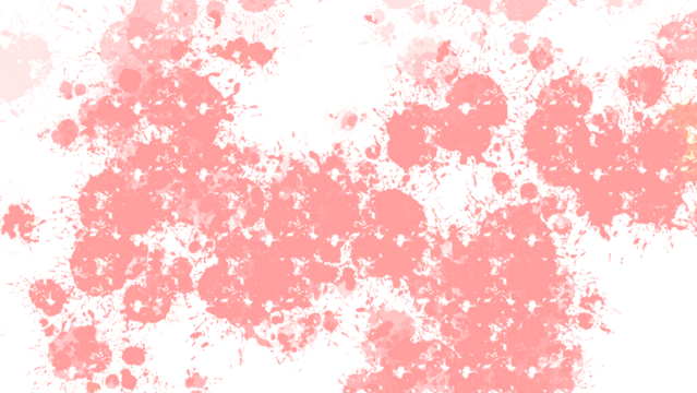 Abstract Red Blots on Black Background with Grid Pattern Overlay Modern Art Visual Design for Medical Presentations