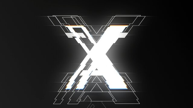 Professional Glitch Company Logo Animation