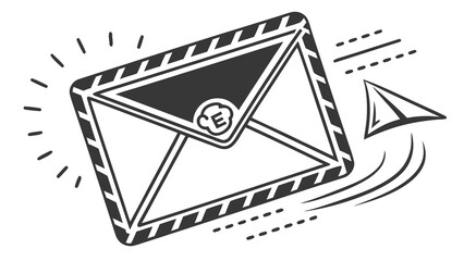 "Currency pound symbol icon, simple outline, isolated on white background, vector"

