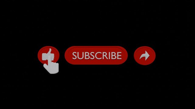 Like, Subscribe and Share Buttons for Social Media Engagement
