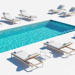 swimming pool in hotel