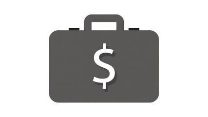an illustration of a briefcase with a dollar sign