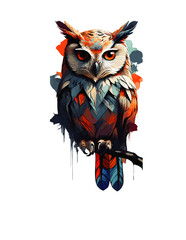 Naklejka premium Hibou