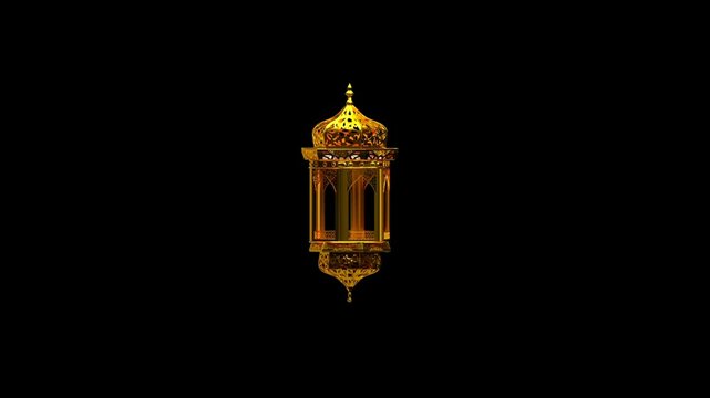 overlay lamp lattern fly rotation 3D object