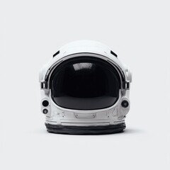 White astronaut helmet, front view