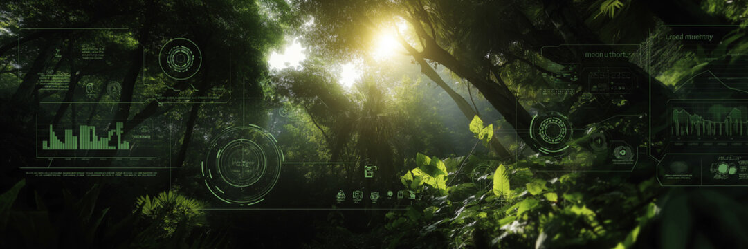 Copy space virtual  graph chart  bar chart line graph environment background banner.