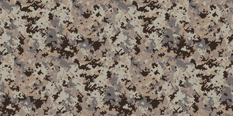 Abstract desert camouflage pattern.  Perfect for backgrounds, textures, or militarythemed designs.  Versatile neutral tones blend seamlessly into various projects. © Olena