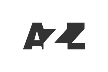 AZZ logo design. Initial letter A Z Z bold font style for tech startups, consulting, corporate branding. Creative company name, headlines typography identity, trendy logotype.