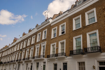 Obraz premium Chelsea, London- Upmarket residential property in prestigious neighbourhood of SW3