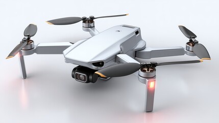 A futuristic 3D robotic arm holds a key while a toy airplane flies above it, representing the fusion of technology and travel