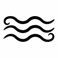 Abstract Water Wave Vector