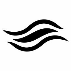 Abstract Water Wave Vector