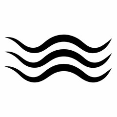 Abstract Water Wave Vector