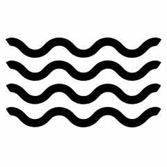 Abstract Water Wave Vector