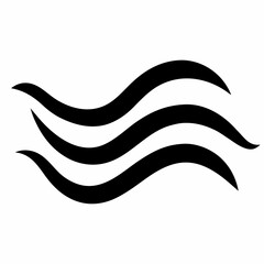 Abstract Water Wave Vector