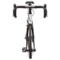 White racing sport bicycle isolated on a transparent background road bike