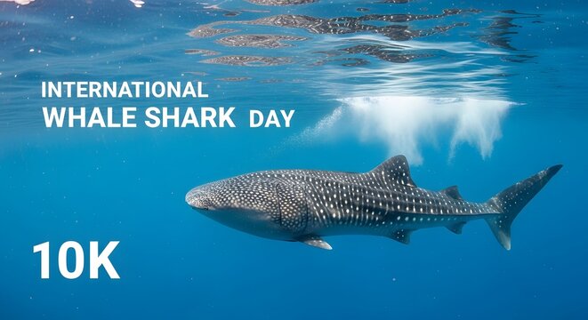 Celebrating International Whale Shark Day Witness the Majesty of the Ocean's Gentle Giants - Powered by Adobe