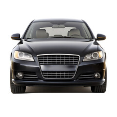 Naklejka premium Black Luxury Car Isolated PNG for Design and Advertising