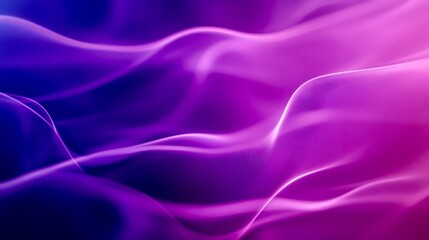 Obraz premium Purple smoke wave abstract design with flowing motion effect